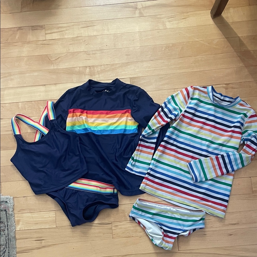 Primary Rainbow Swimsuit Bundle